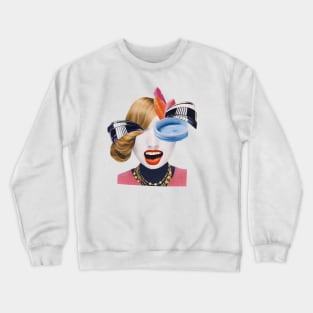 Smiling Girl Crewneck Sweatshirt